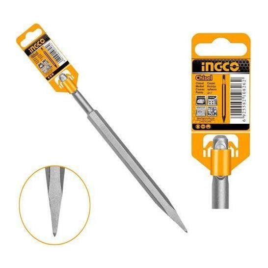 Ingco DBC0112501 SDS PLUS Pointed Chisel 14x250mm - KHM Megatools Corp. Ingco DBC0112501 SDS PLUS Pointed Chisel 14x250mm - KHM Megatools Corp.